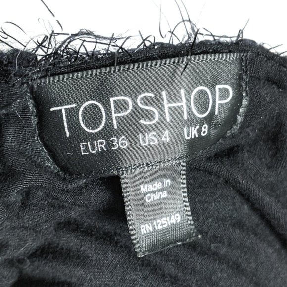 Topshop • Scoop Back Metallic Sweater Dress - Picture 4 of 7